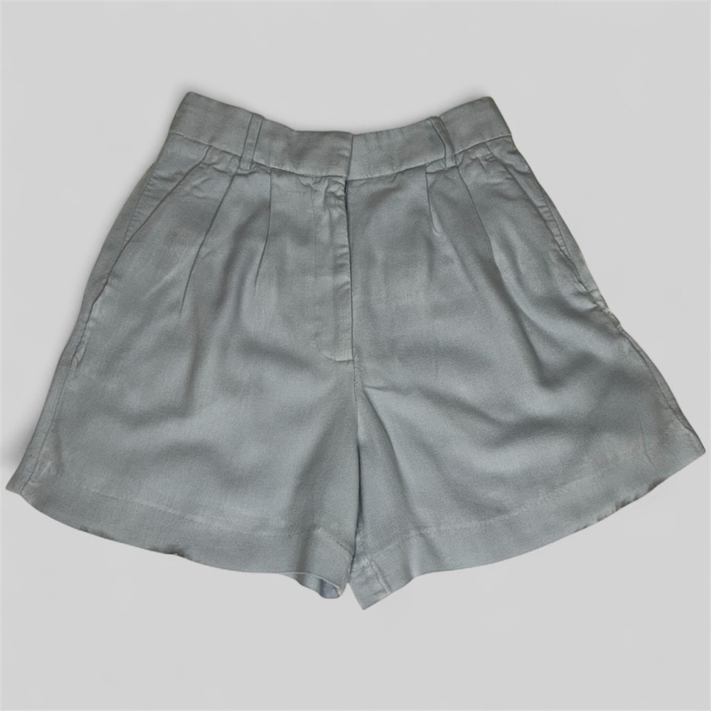 Abercrombie & Fitch Light blue High Waist Shorts